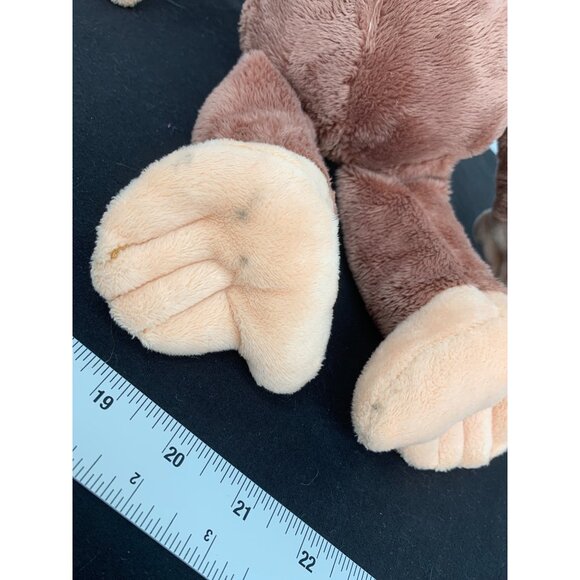 14 Inch Curious George Missing Tag Brown Plush Stuffed Monkey Embroidered Face - Picture 7 of 9